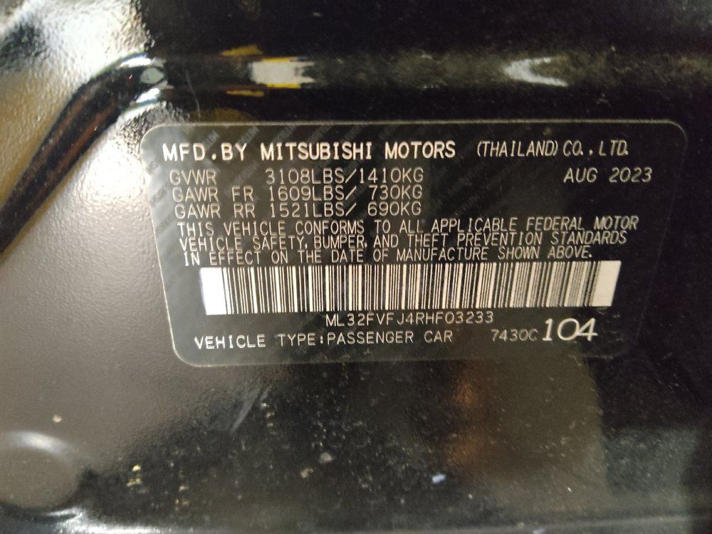 Used 2024 Mitsubishi Mirage G4 SE FWD image 33