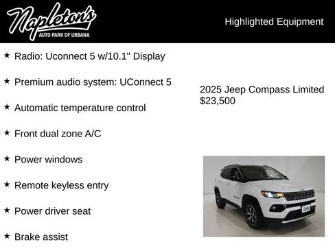 Used 2025 Jeep Compass Limited AWD/4WD image 15