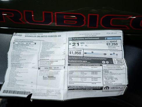Used 2020 Jeep Wrangler Unlimited Rubicon w/ Quick Order Package 28Y Recon AWD/4WD image 37