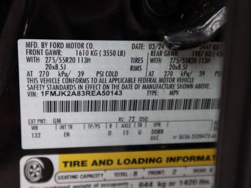 Used 2024 Ford Expedition Max Limited image 44