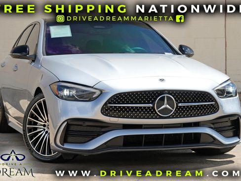 Used 2022 Mercedes-Benz C 300 Sedan w/ AMG Line w/ Night Package image 2