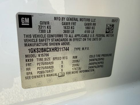 Used 2017 GMC Yukon SLT w/ Enhanced Security Package image 49