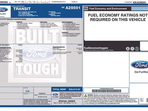 Used 2019 Ford Transit 350 138 w/ Exterior Upgrade Package RWD image 2