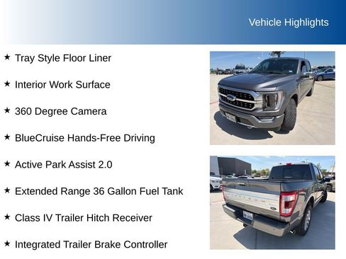 Used 2021 Ford F150 Platinum w/ Equipment Group 701A High image 9