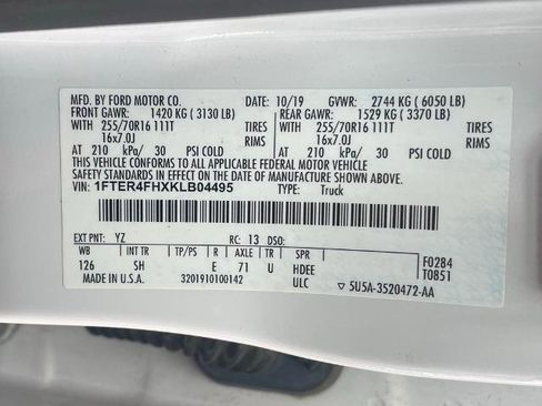 Certified 2019 Ford Ranger XL AWD/4WD image 17