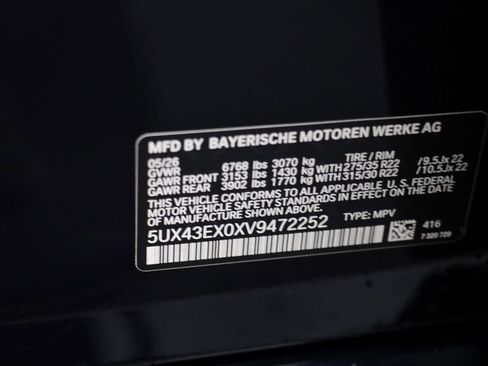 New 2027 BMW X6 M60i AWD/4WD image 26