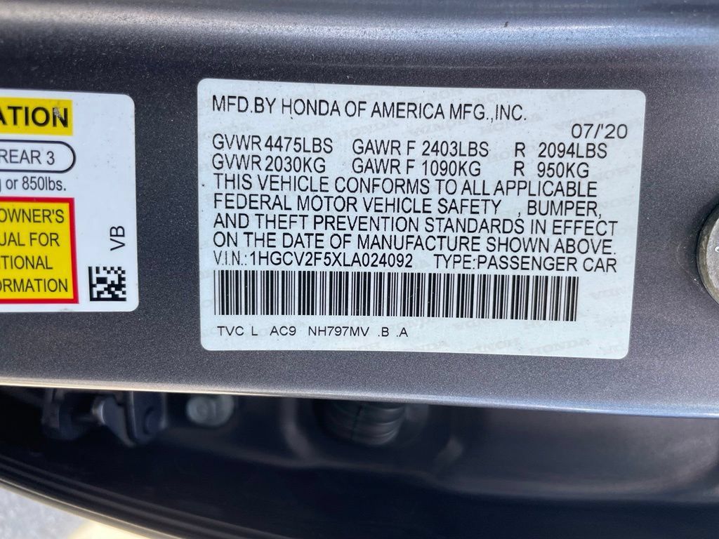 Used 2020 Honda Accord EX-L image 34