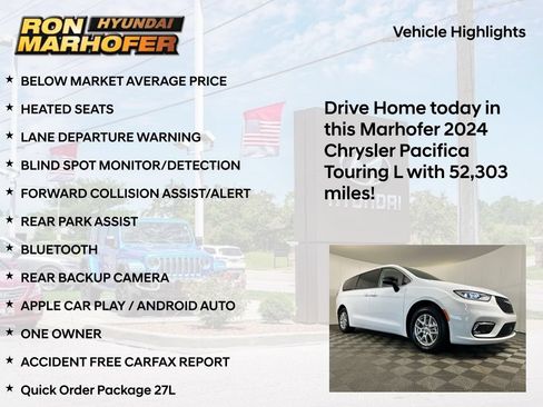 Used 2024 Chrysler Pacifica Touring-L FWD image 14