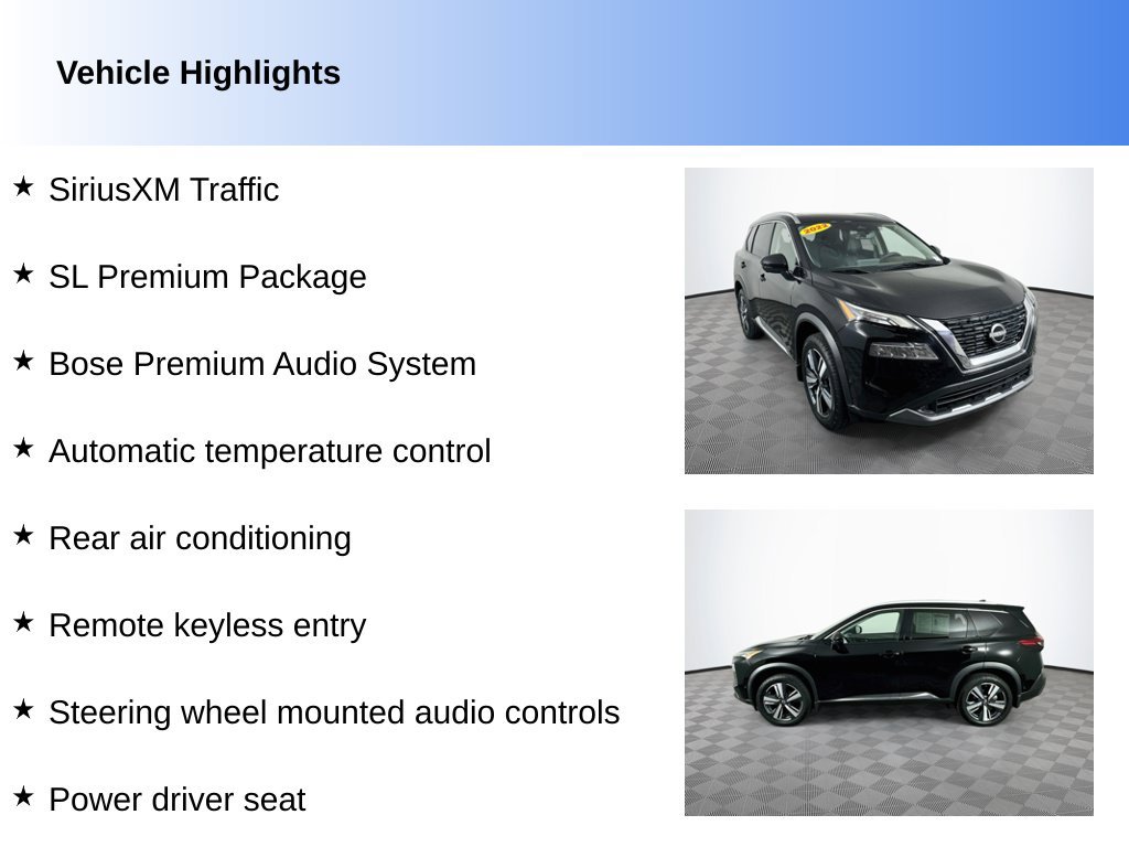 Used 2022 Nissan Rogue SL w/ SL Premium Package AWD/4WD image 2