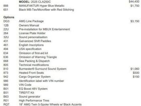 Certified 2025 Mercedes-Benz CLA 250 image 4