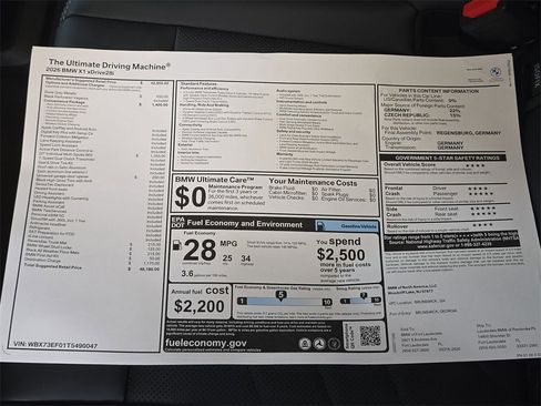 New 2026 BMW X1 xDrive28i w/ Convenience Package image 21