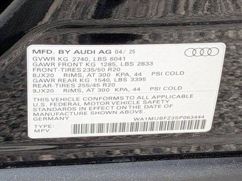 Certified 2025 Audi Q4 e-tron Prestige w/ Black Optic Package AWD/4WD image 28