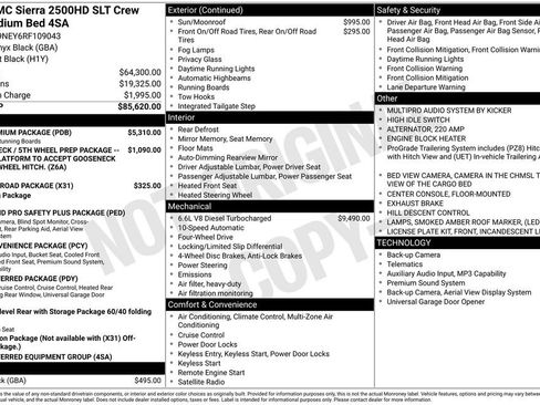 Used 2024 GMC Sierra 2500 SLT w/ SLT Premium Package AWD/4WD image 42