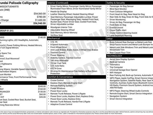 Used 2026 Hyundai Palisade Calligraphy FWD image 51