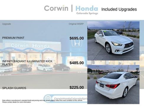 Used 2021 INFINITI Q50 Luxe AWD/4WD image 4