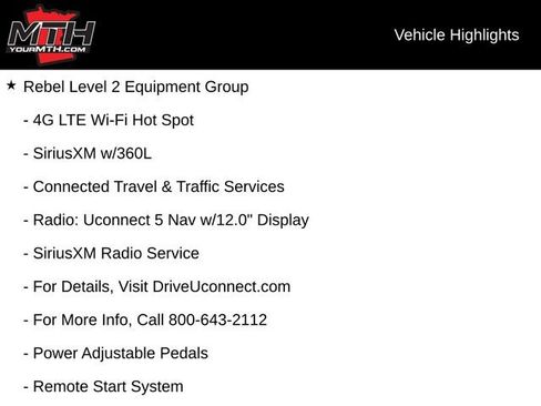 Used 2023 RAM 1500 Rebel w/ Rebel Level 2 Equipment Group image 24