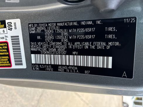 New 2026 Toyota Sienna LE image 49