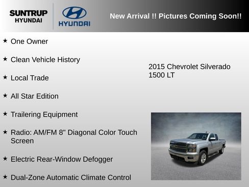 Used 2015 Chevrolet Silverado 1500 LT w/ All Star Edition AWD/4WD image 6