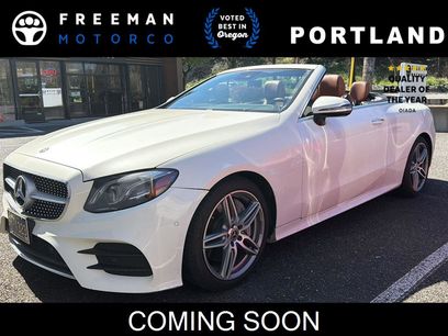Used 2018 Mercedes-Benz E 400 Cabriolet
