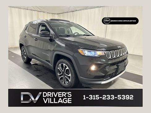 Used 2022 Jeep Compass Limited w/ Sun and Sound Group AWD/4WD image 1