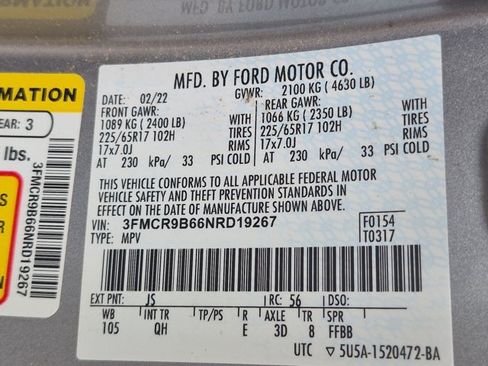 Used 2022 Ford Bronco Sport Big Bend w/ Convenience Package AWD/4WD image 24