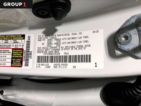 Certified 2025 Toyota Tundra Capstone AWD/4WD image 37