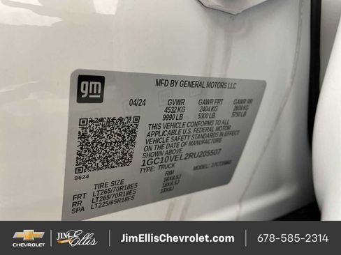 New 2024 Chevrolet Silverado EV W/T image 64