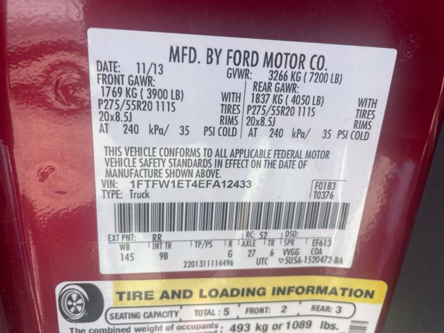 Used 2014 Ford F150 Platinum AWD/4WD image 9