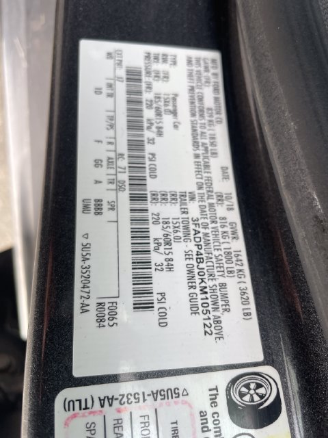 Used 2019 Ford Fiesta SE FWD image 30