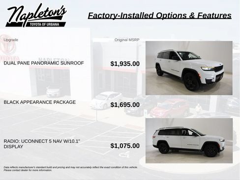 Used 2022 Jeep Grand Cherokee L Limited w/ Black Appearance Package AWD/4WD image 4