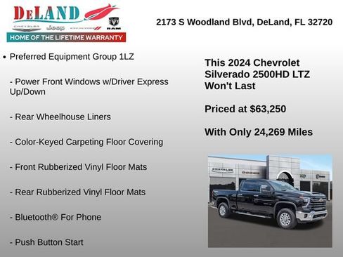 Used 2024 Chevrolet Silverado 2500 LTZ w/ LTZ Premium Package AWD/4WD image 12