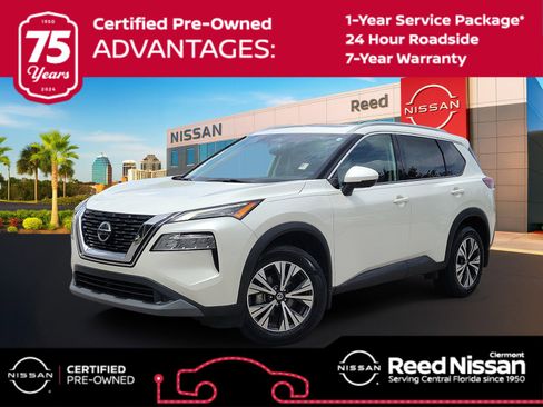 Certified 2021 Nissan Rogue SV w/ Premium Package FWD image 1