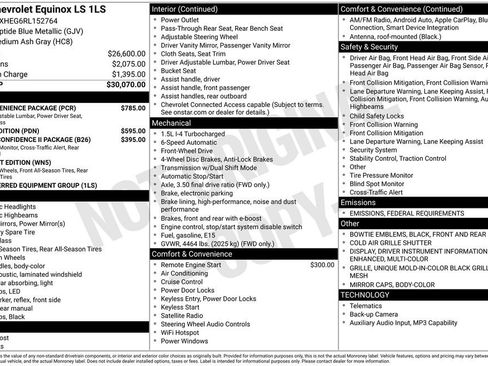 Certified 2024 Chevrolet Equinox LS w/ LS Convenience Package image 6
