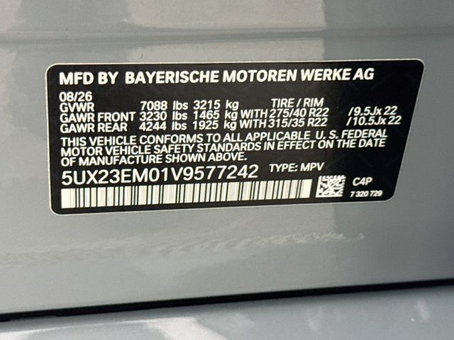 New 2027 BMW X7 xDrive40i w/ M Sport Package AWD/4WD image 35