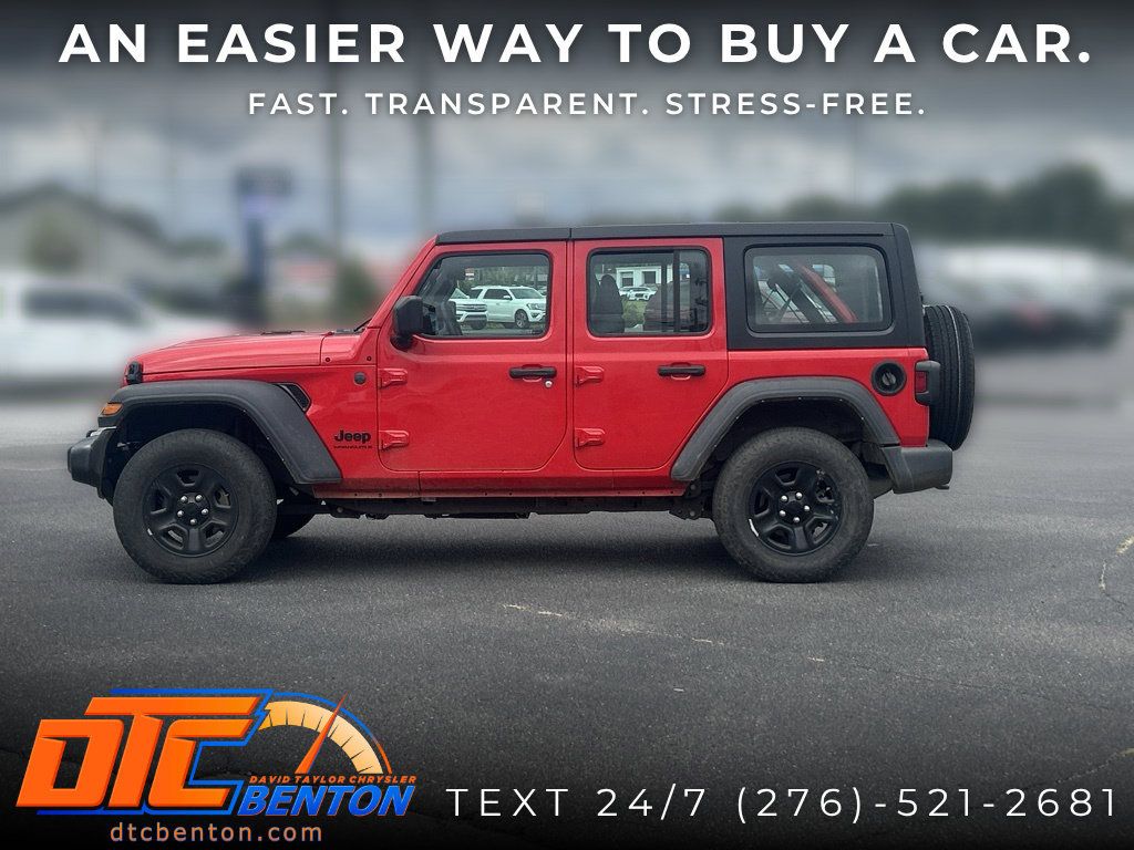 Used 2024 Jeep Wrangler Unlimited Sport AWD/4WD image 3