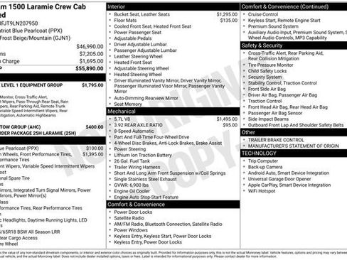Used 2020 RAM 1500 Laramie AWD/4WD image 9