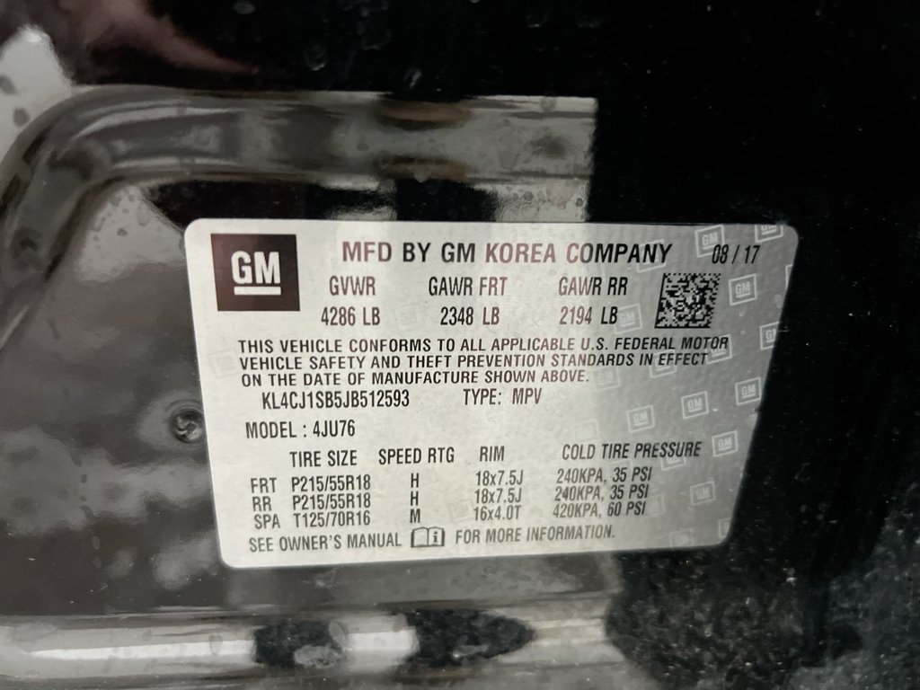 Used 2018 Buick Encore Sport Touring w/ Safety Package FWD image 27