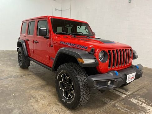 Used 2022 Jeep Wrangler Unlimited Rubicon 4xe w/ Cold Weather Group image 3
