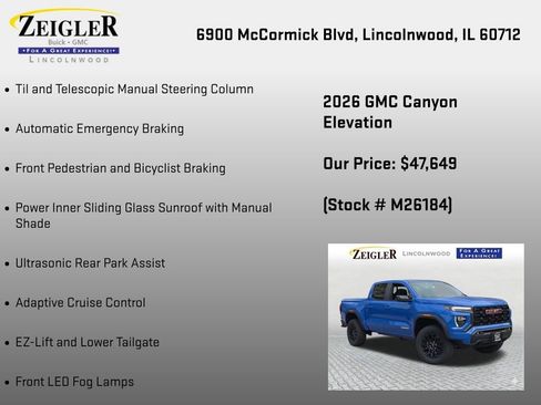 New 2026 GMC Canyon Elevation w/ Convenience Package AWD/4WD image 34