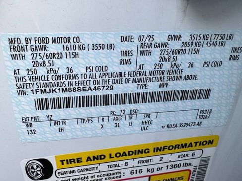 Used 2025 Ford Expedition Max Platinum AWD/4WD image 15