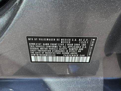 Used 2022 Volkswagen Jetta SE w/ Panoramic Sunroof Package image 42