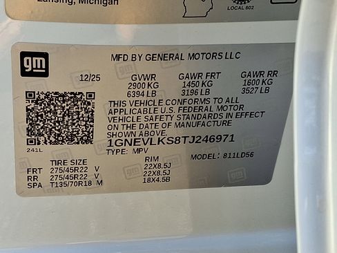 New 2026 Chevrolet Traverse RS AWD/4WD image 10