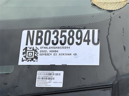 Used 2022 Honda Odyssey EX image 33