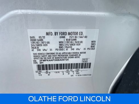 Certified 2022 Ford Edge ST AWD/4WD image 22