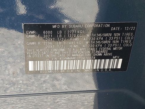 Used 2023 Subaru Ascent Touring image 14