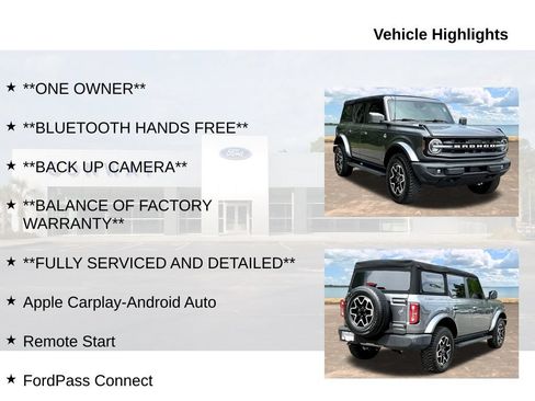 Used 2023 Ford Bronco Outer Banks AWD/4WD image 6