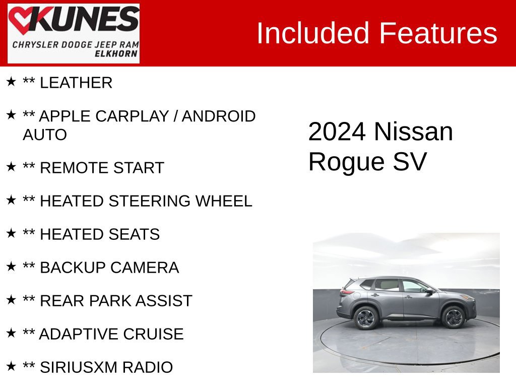 Used 2024 Nissan Rogue SV FWD image 2