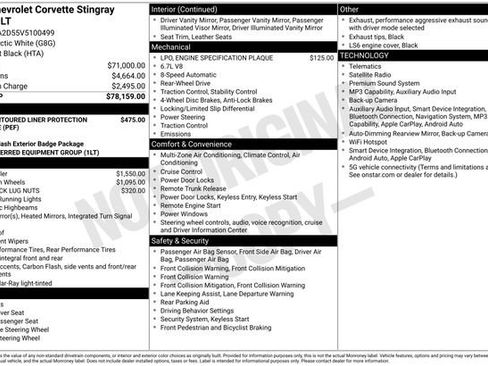 New 2027 Chevrolet Corvette Stingray Coupe RWD image 4