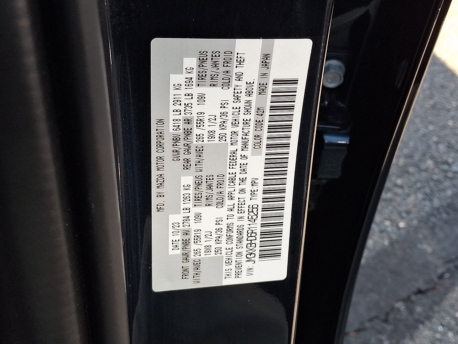 Certified 2024 MAZDA CX-90 3.3 Turbo w/ Preferred Package AWD/4WD image 30