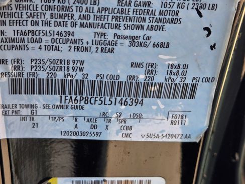 Used 2020 Ford Mustang GT RWD image 12